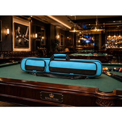 Retro Bilardo Istaka Çantası - 2 Dip ve 4 Şaft Taşıma Kapasitesi