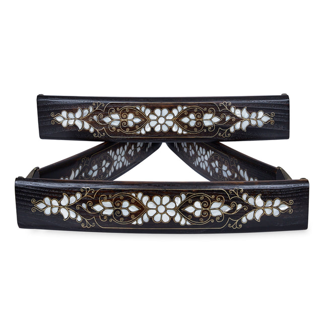 Lüks Oval Ahşap Okey Oyunu – El Yapımı Kula Okey Oyun Seti – Hediyelik Oyun Takımı